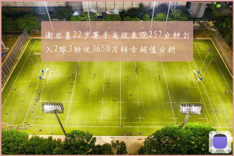 谢尔基22岁赛季高效表现257分钟打入2球3助攻3650万转会超值分析